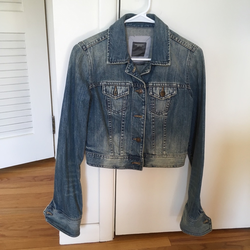 Abercrombie Cropped Jean Jacket